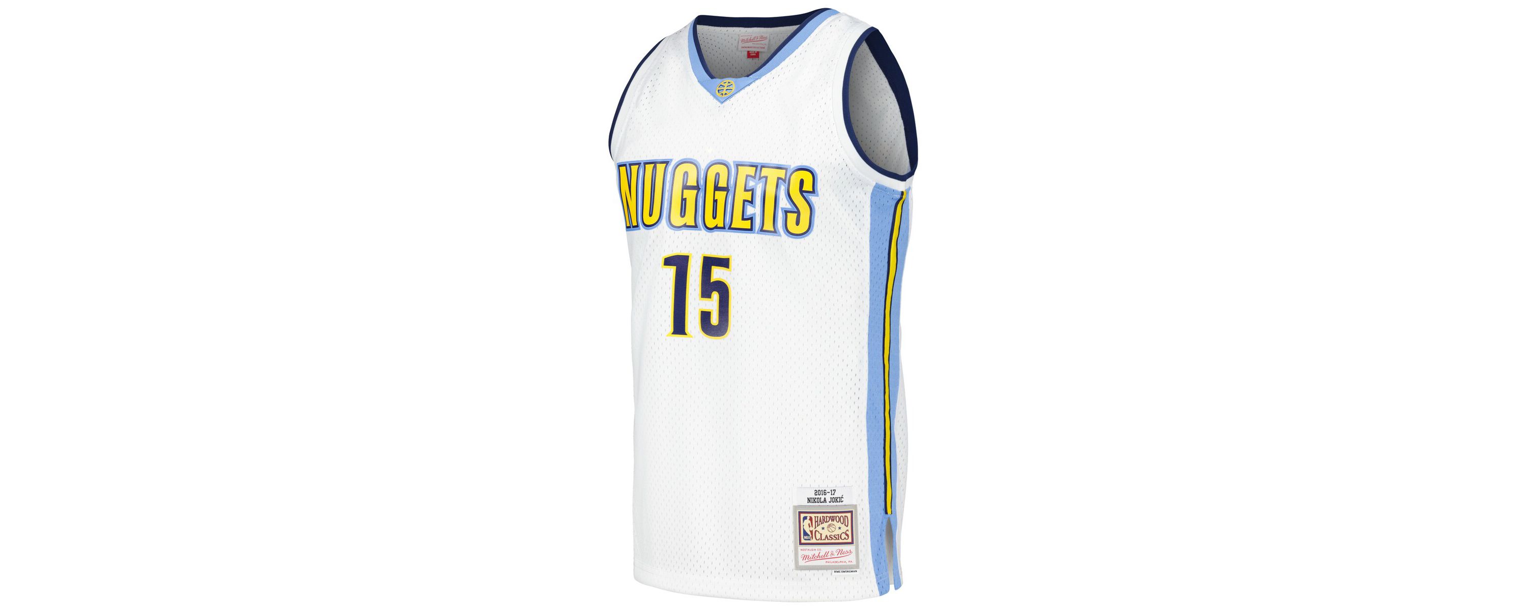 NBA Nikola Jokic Denver Nuggets 2016/17 Throwback Swingman Jersey