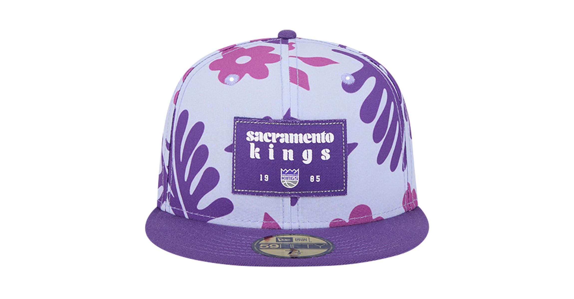 NBA Sacramento Kings Palm Fronds 2-Tone 59FIFTY Fitted Hat