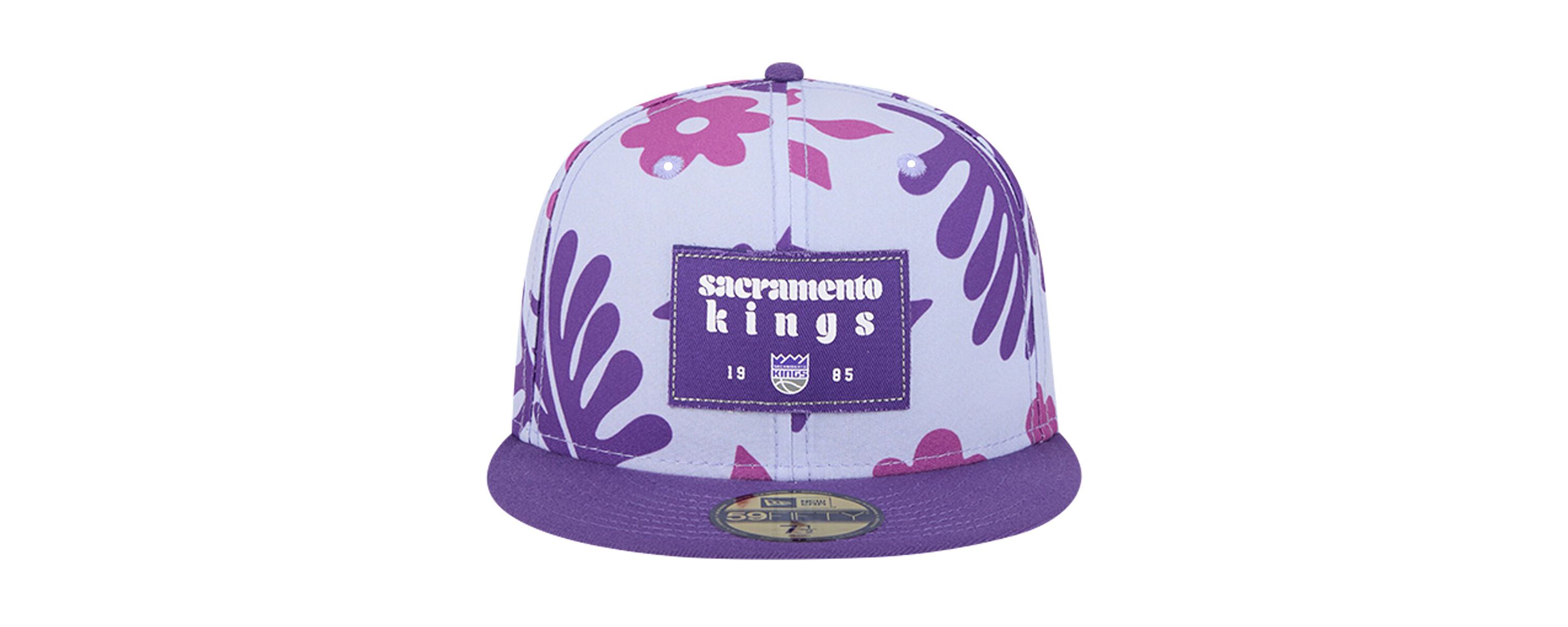 NBA Sacramento Kings Palm Fronds 2-Tone 59FIFTY Fitted Hat
