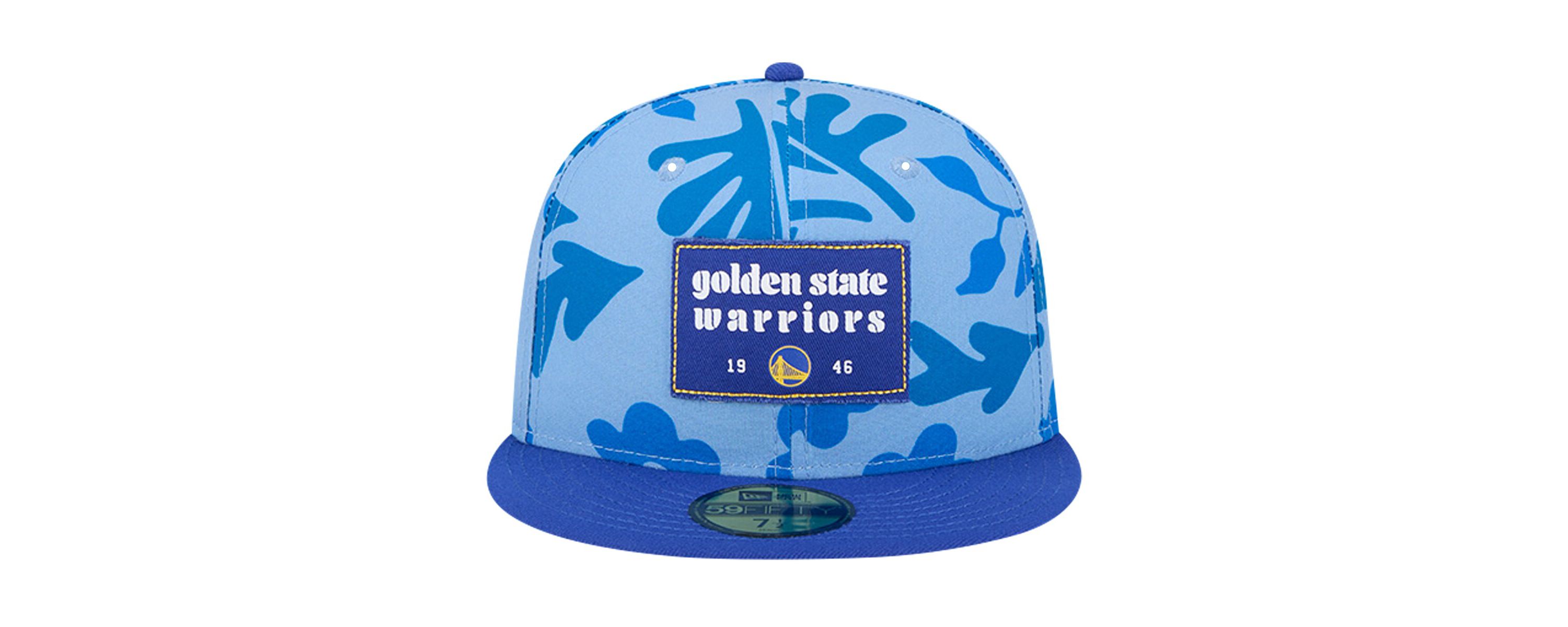 NBA Golden State Warriors Palm Fronds 2-Tone 59FIFTY Fitted Hat