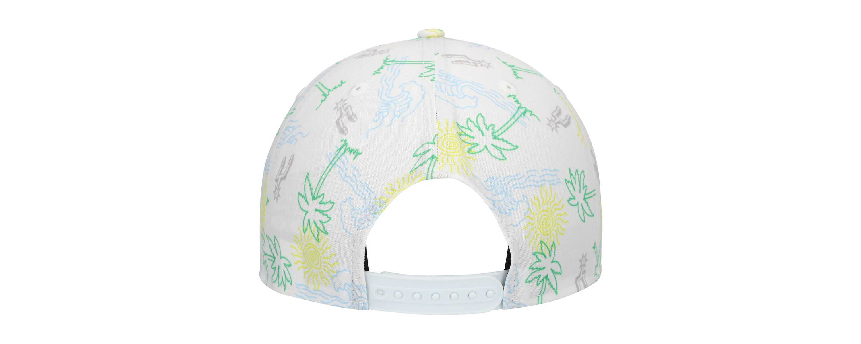 NBA San Antonio Spurs Palm Trees and Waves Golfer Adjustable Hat
