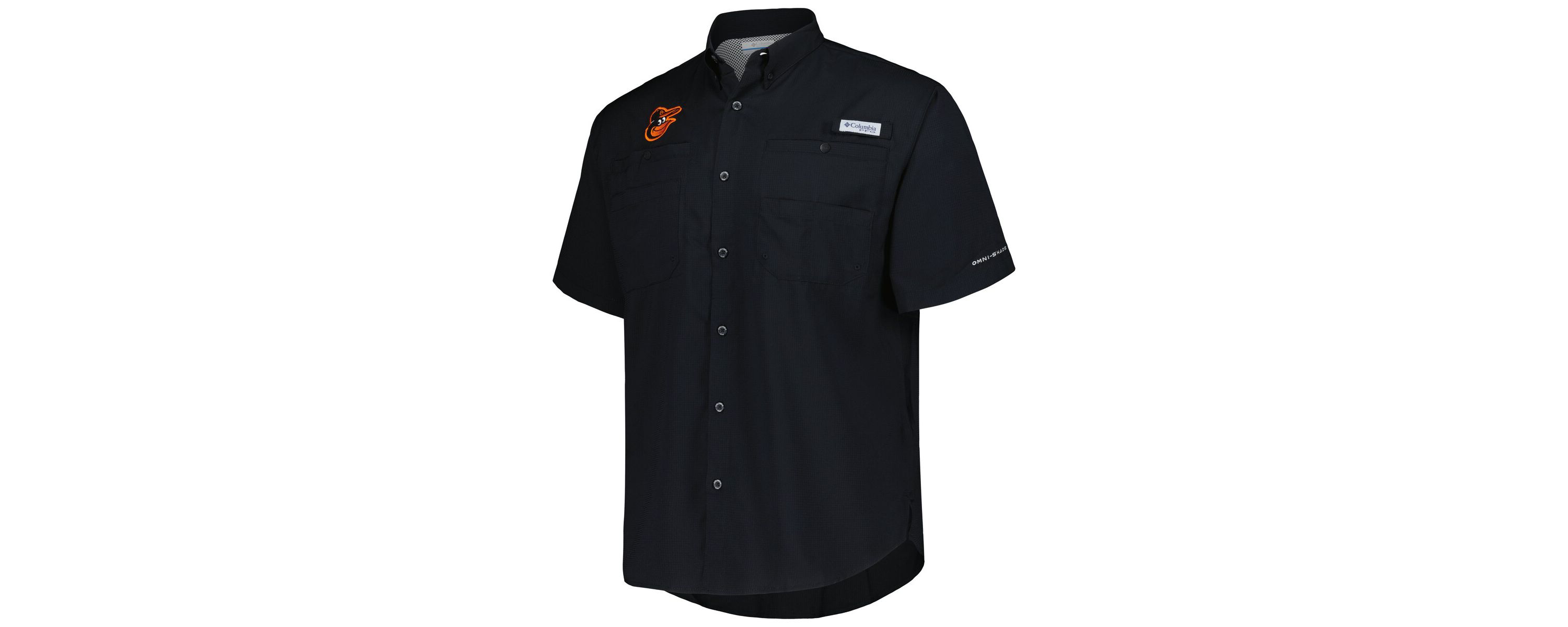 MLB Baltimore Orioles Tamiami Omni-Shade Button-Down Shirt