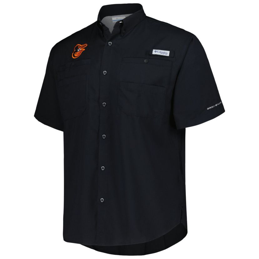 MLB Baltimore Orioles Tamiami Omni-Shade Button-Down Shirt