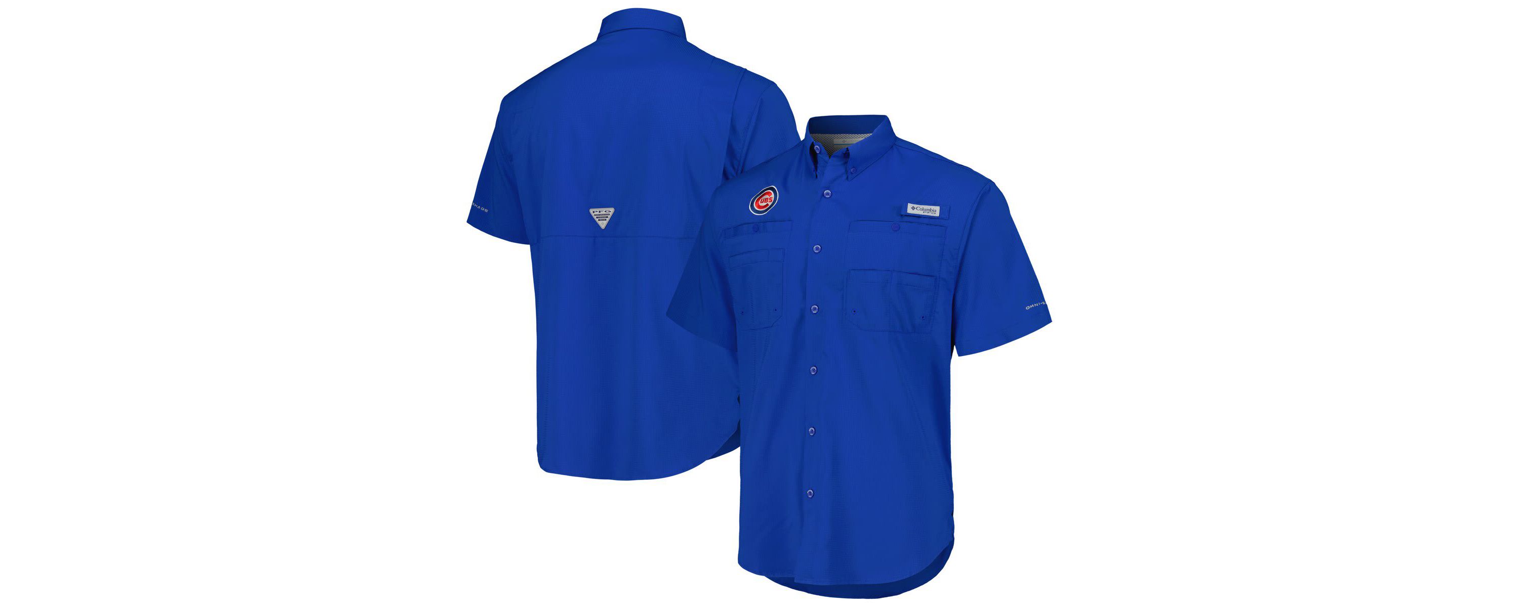 MLB Chicago Cubs Tamiami Omni-Shade Button-Down Shirt