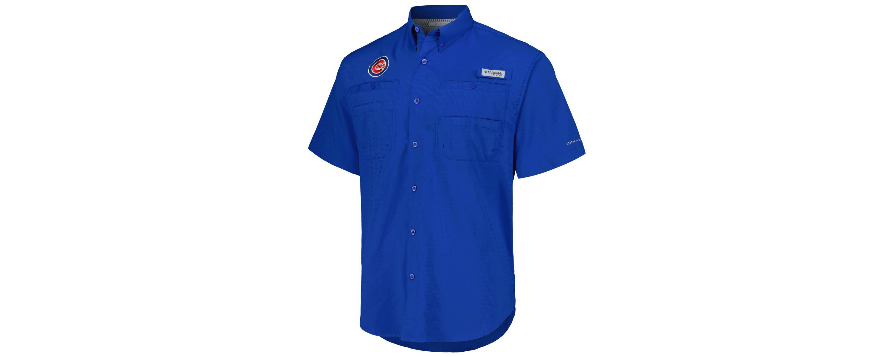 MLB Chicago Cubs Tamiami Omni-Shade Button-Down Shirt
