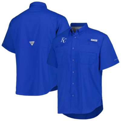 Columbia Men's MLB Kansas City Royals Tamiami Omni-Shade Button-Down Shirt