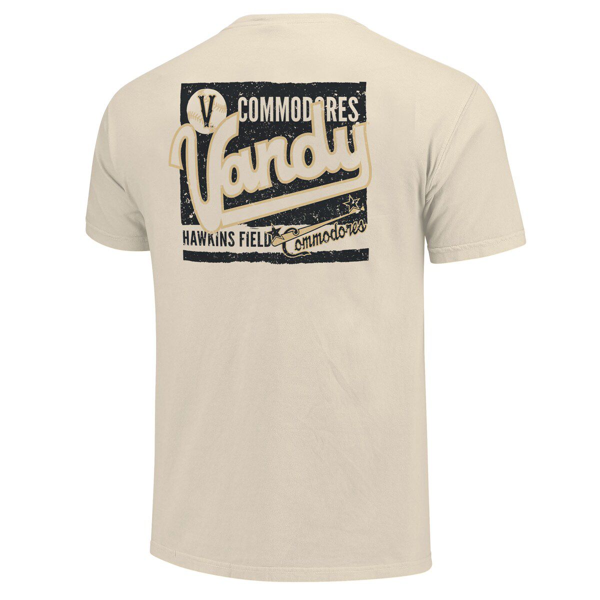 NCAA Vanderbilt Commodores Baseball Throwback Comfort Color T-Shirt