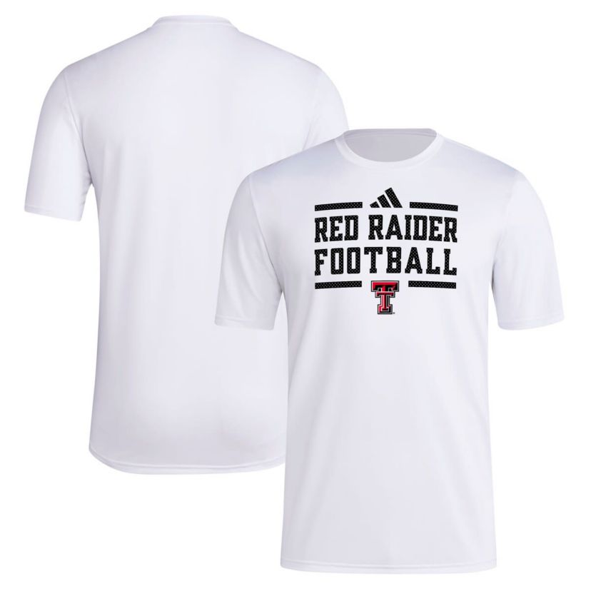 Texas Tech Red Raiders NCAA Texas Tech Raiders Locker Football Pre-Game AEROREADY T-Shirt