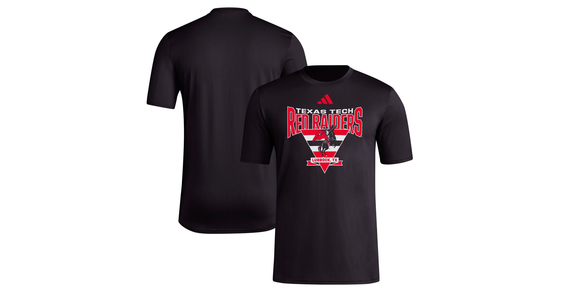 Texas Tech Red Raiders NCAA Texas Tech Raiders Locker Trilateral Pre-Game AEROREADY T-Shirt