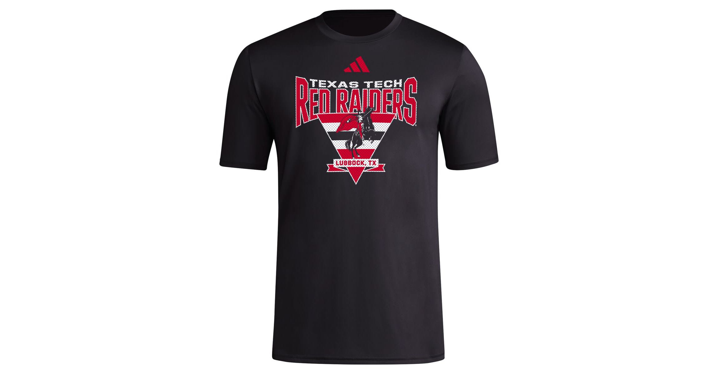 Texas Tech Red Raiders NCAA Texas Tech Raiders Locker Trilateral Pre-Game AEROREADY T-Shirt