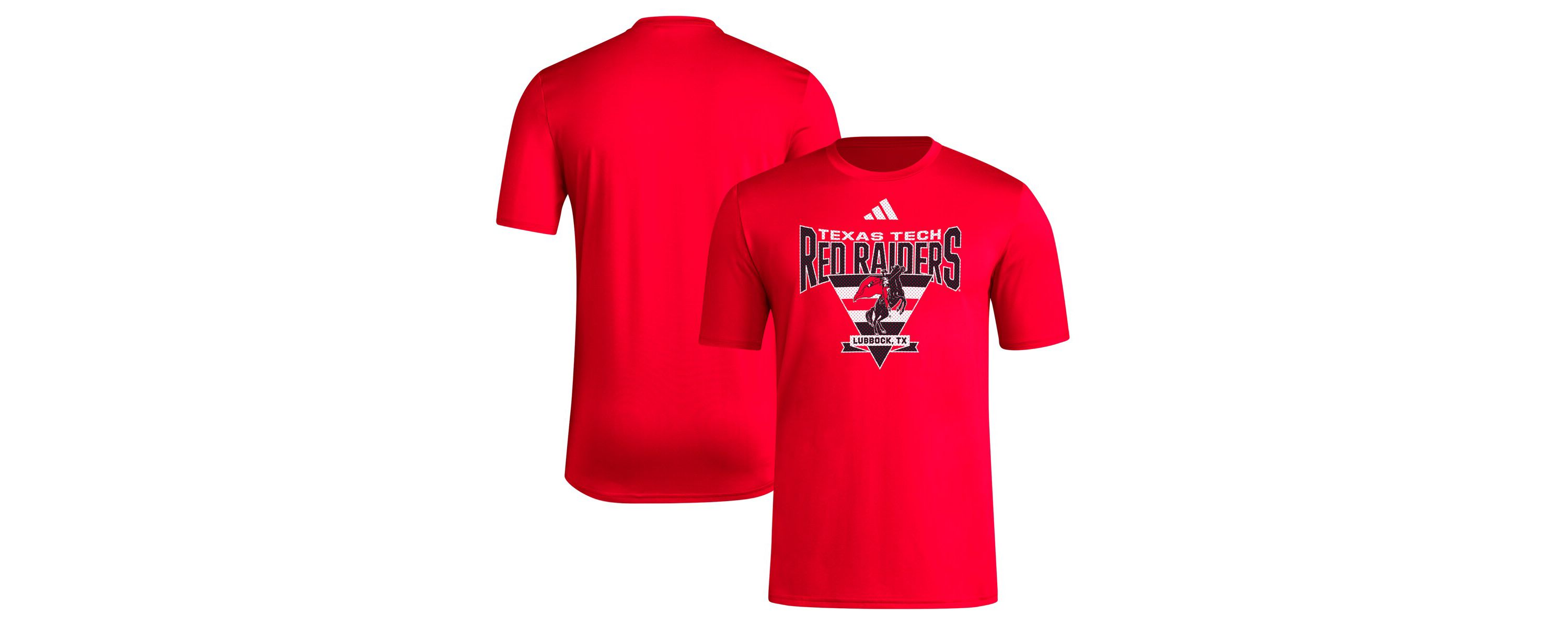 Texas Tech Red Raiders NCAA Texas Tech Raiders Locker Trilateral Pre-Game AEROREADY T-Shirt