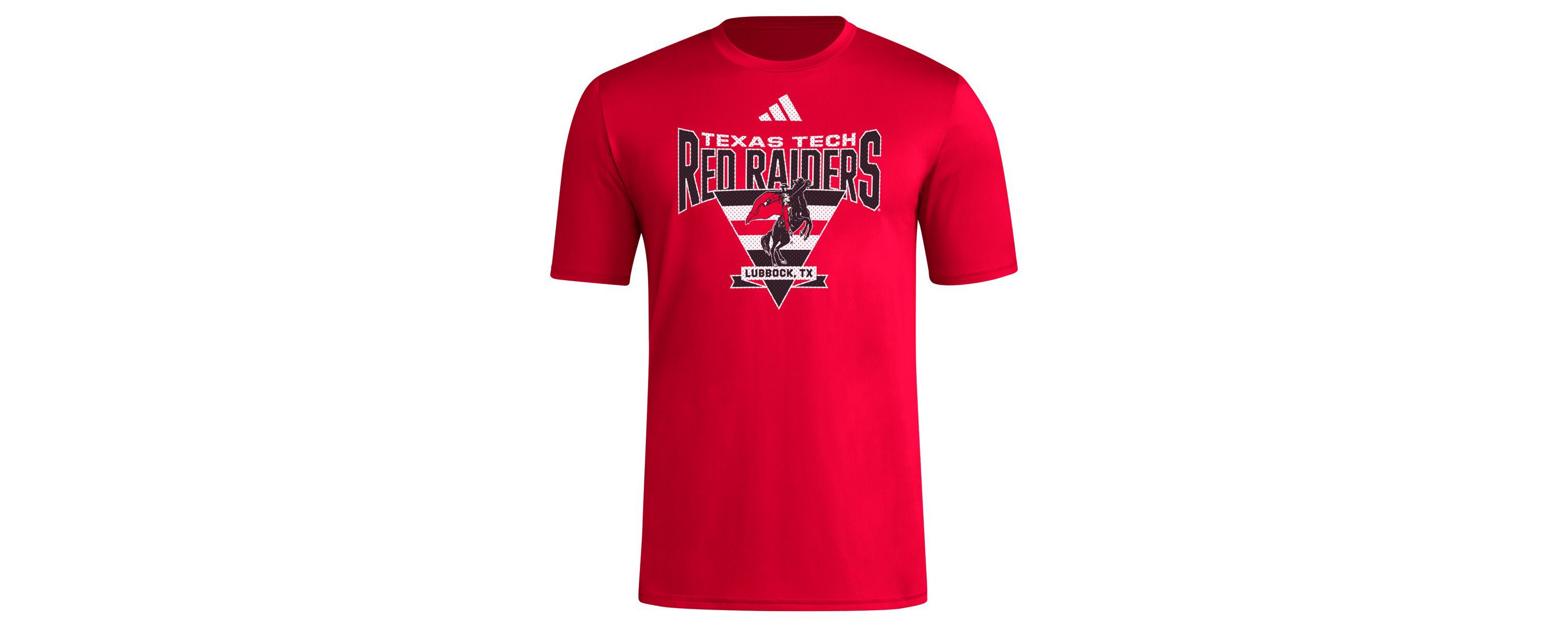Texas Tech Red Raiders NCAA Texas Tech Raiders Locker Trilateral Pre-Game AEROREADY T-Shirt