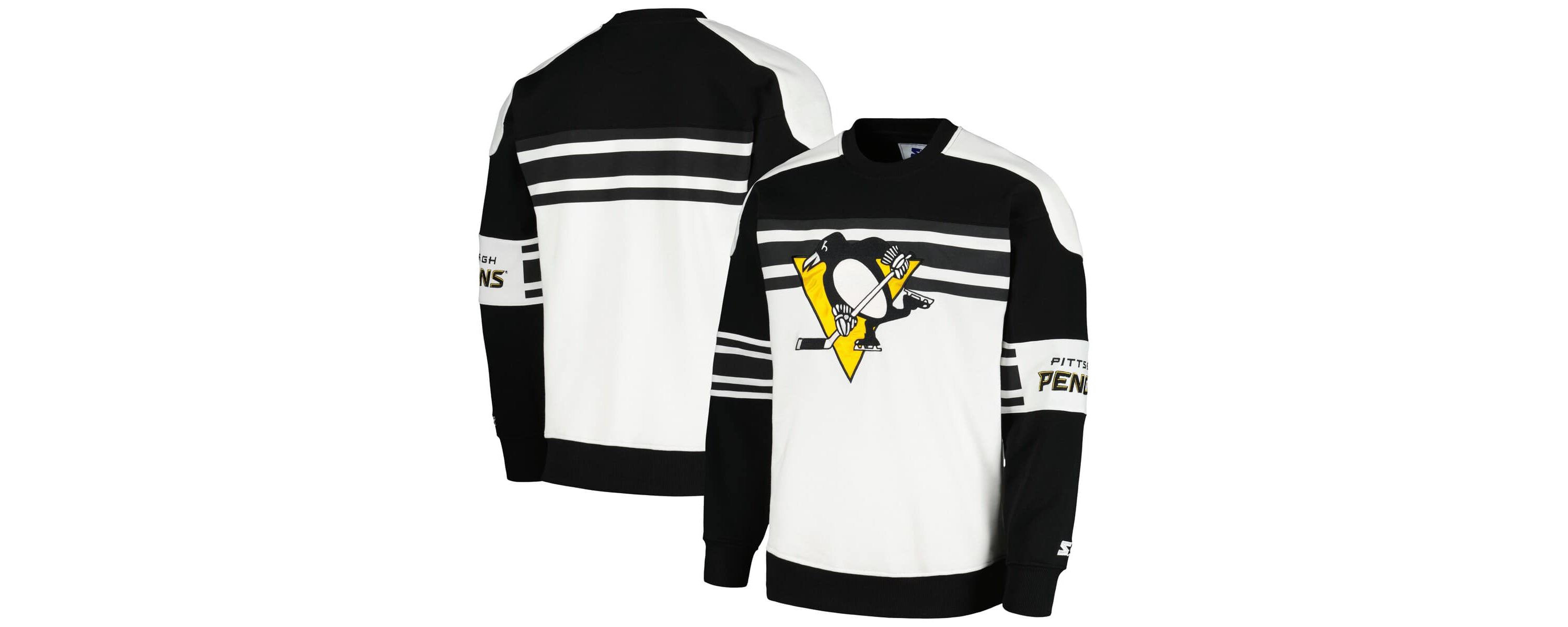 NHL Pittsburgh Penguins Defense Fleece Crewneck Pullover Sweatshirt