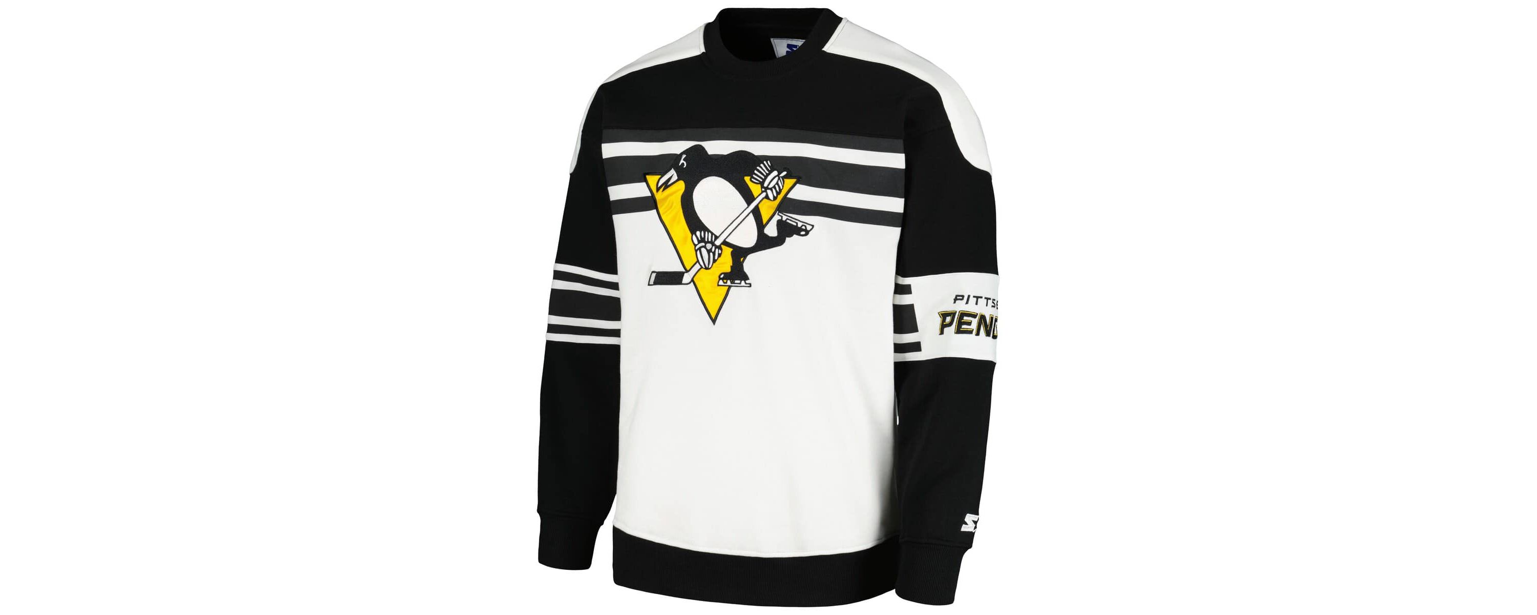 NHL Pittsburgh Penguins Defense Fleece Crewneck Pullover Sweatshirt