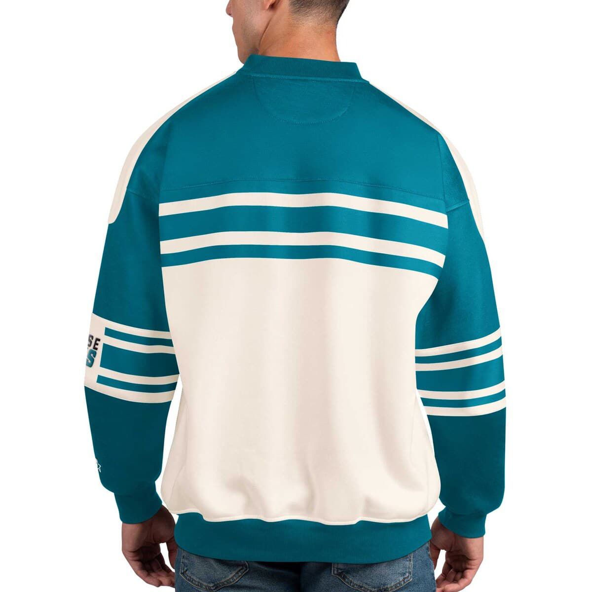 NHL San Jose Sharks Defense Fleece Crewneck Pullover Sweatshirt