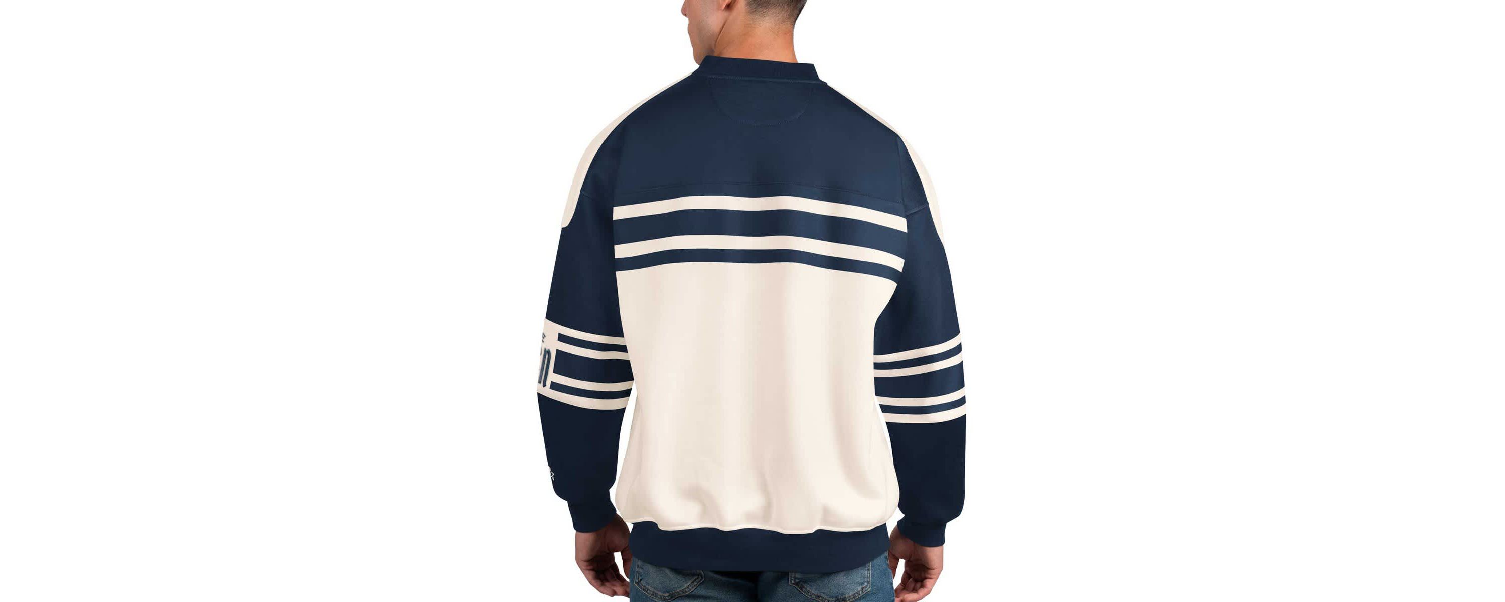 NHL Seattle Kraken Defense Fleece Crewneck Pullover Sweatshirt