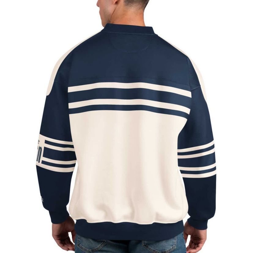 NHL Seattle Kraken Defense Fleece Crewneck Pullover Sweatshirt
