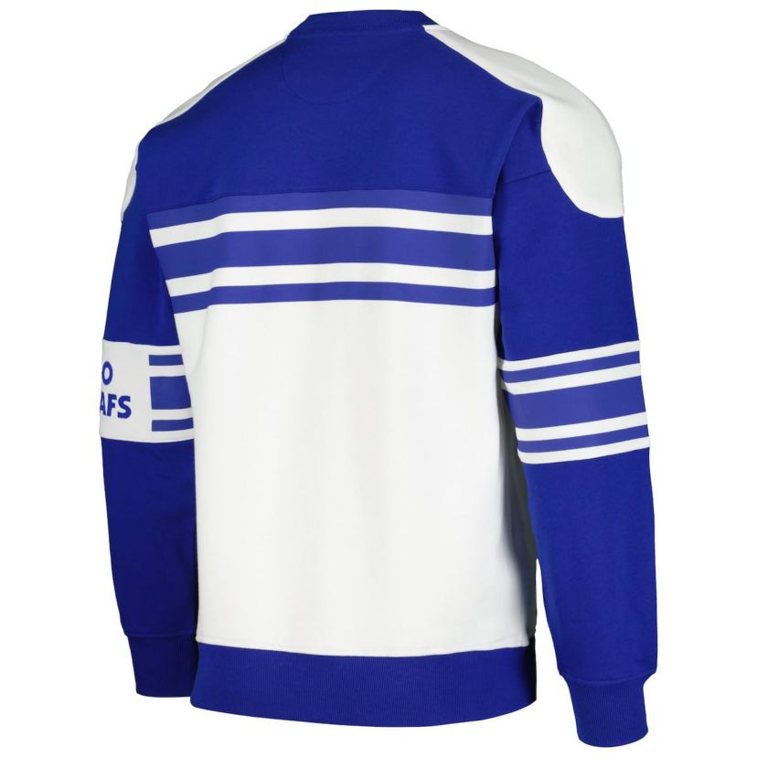 NHL Toronto Maple Leafs Defense Fleece Crewneck Pullover Sweatshirt