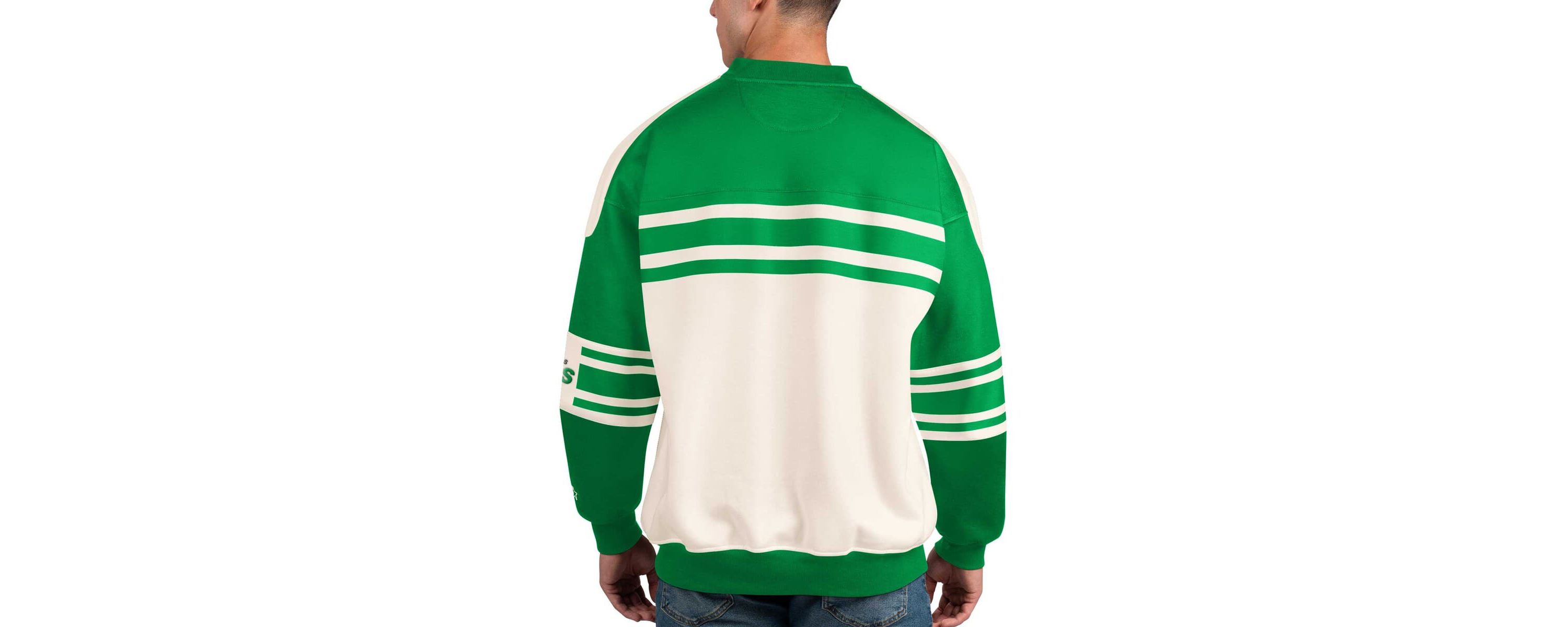 NHL Dallas Stars Defense Fleece Crewneck Pullover Sweatshirt