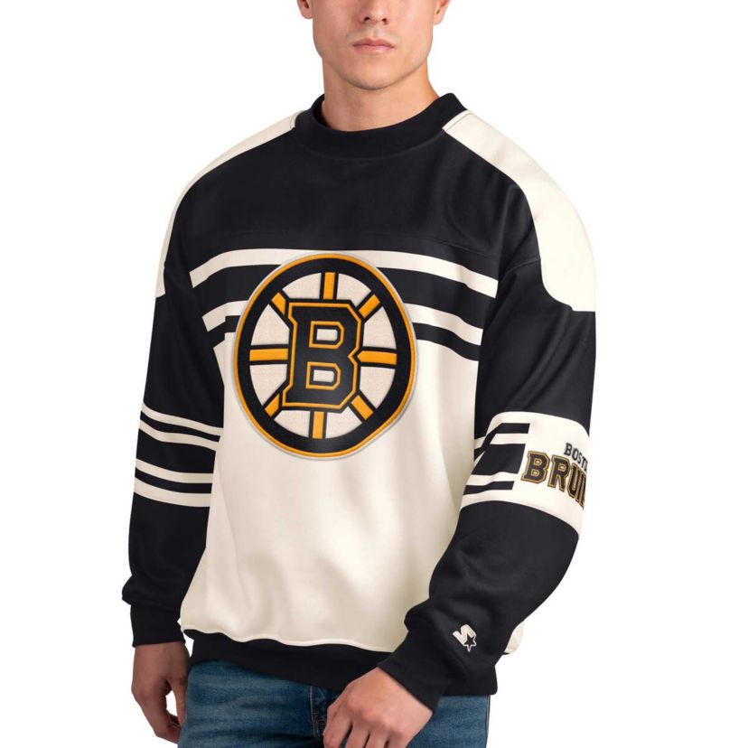 NHL Defense Fleece Crewneck Pullover Sweatshirt