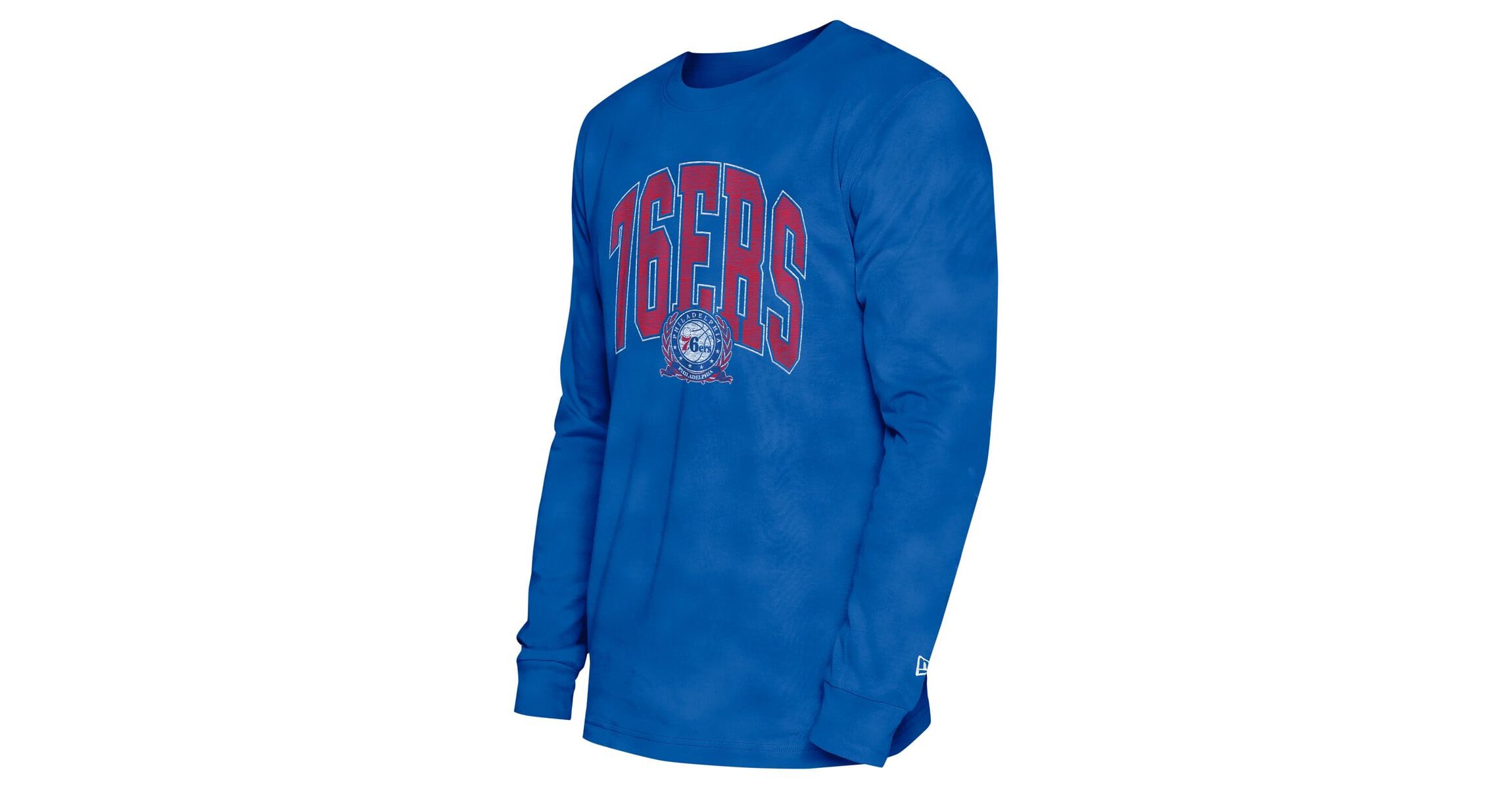 NBA Unisex Philadelphia 76ers Oversized Essentials Enzyme Wash Long Sleeve T-Shirt