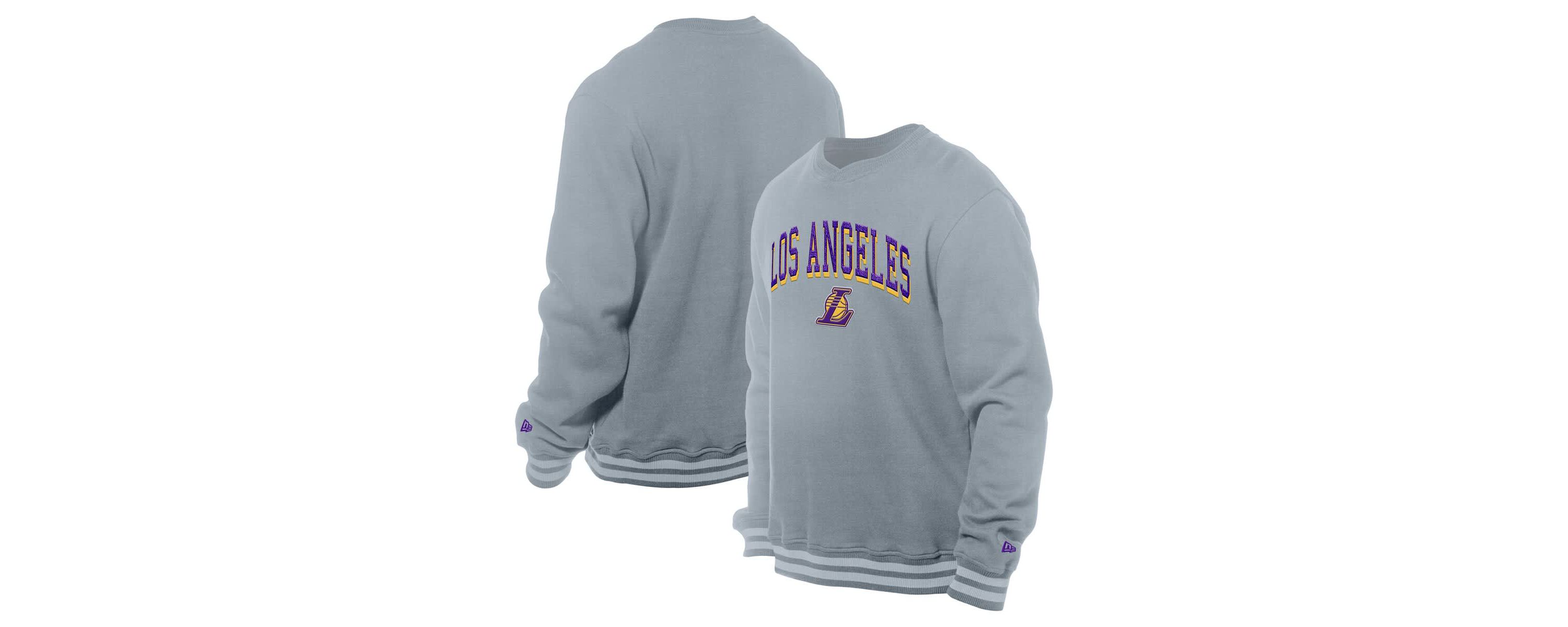 NBA Los Angeles Lakers Chenille Cross Over Pullover Sweatshirt
