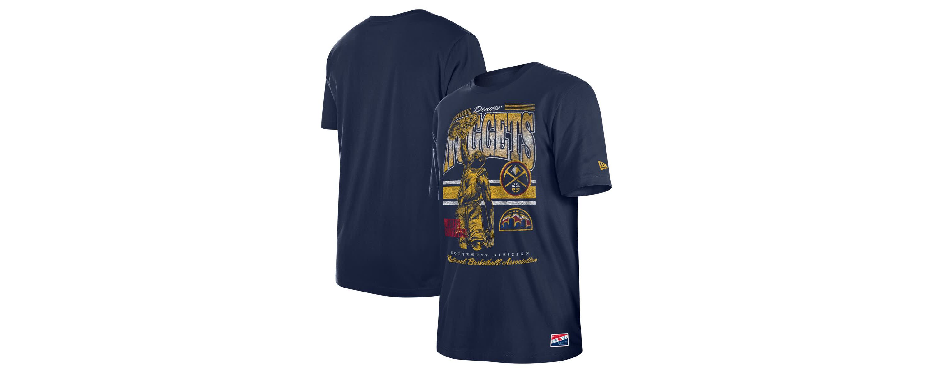 NBA Denver Nuggets Enzyme Wash Oversized T-Shirt