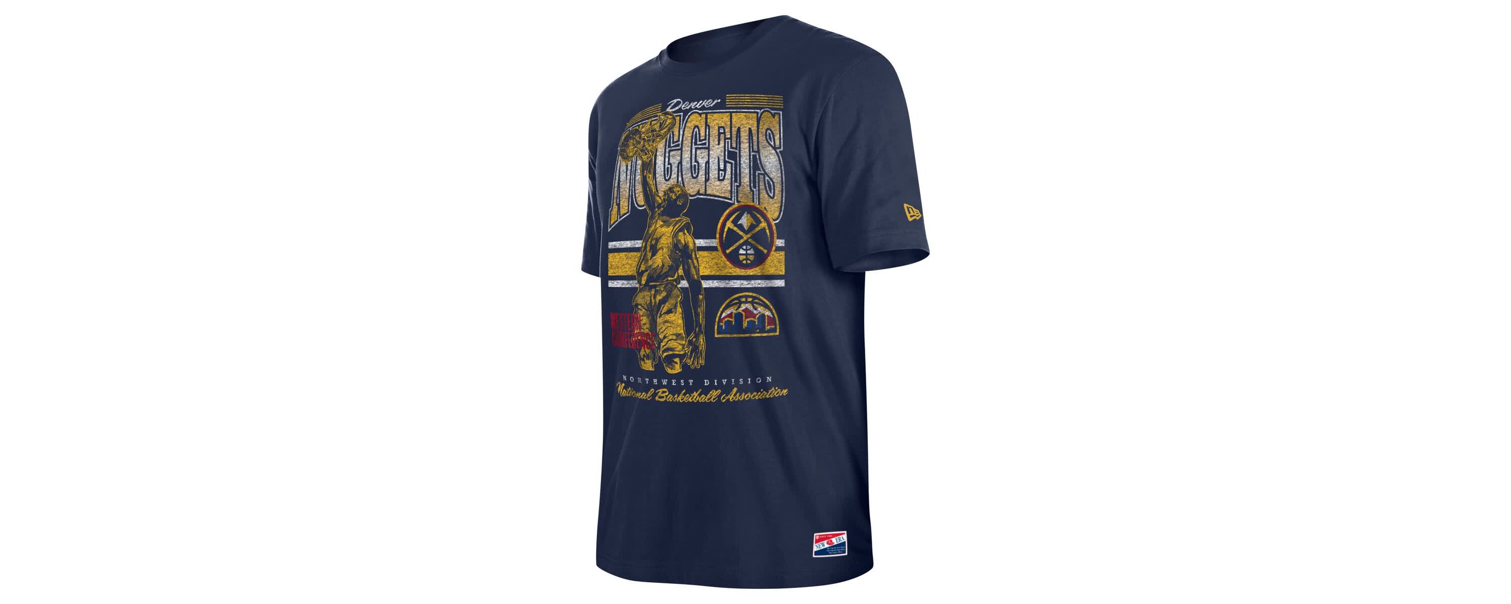 NBA Denver Nuggets Enzyme Wash Oversized T-Shirt