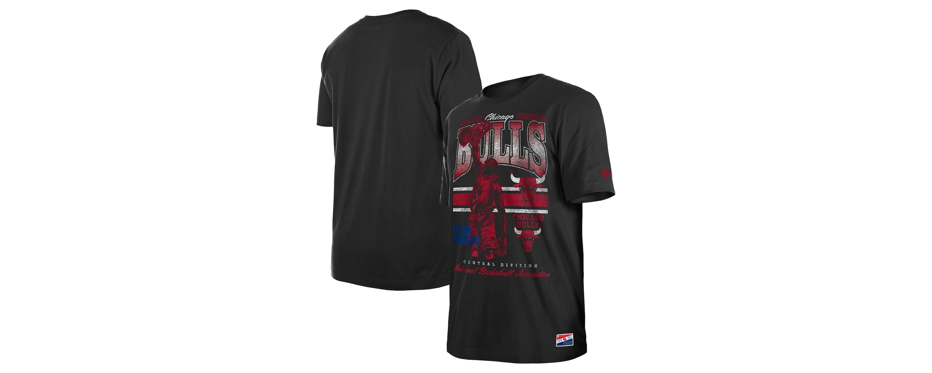 NBA Chicago Bulls Enzyme Wash Oversized T-Shirt