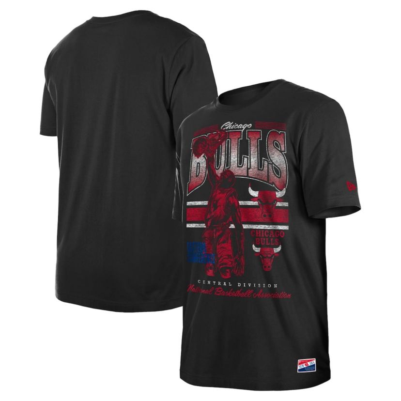 NBA Chicago Bulls Enzyme Wash Oversized T-Shirt