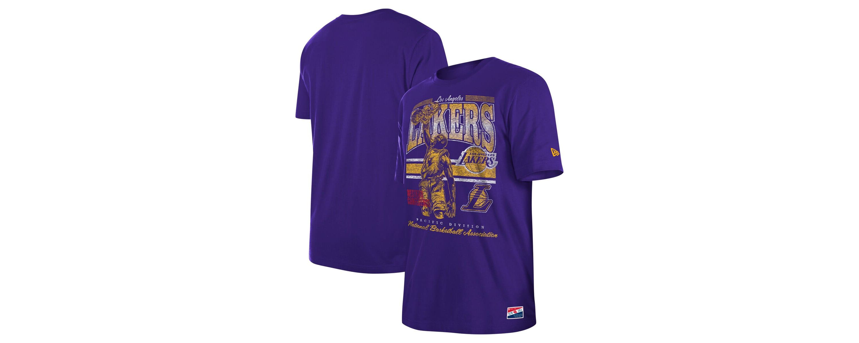 NBA Los Angeles Lakers Enzyme Wash Oversized T-Shirt