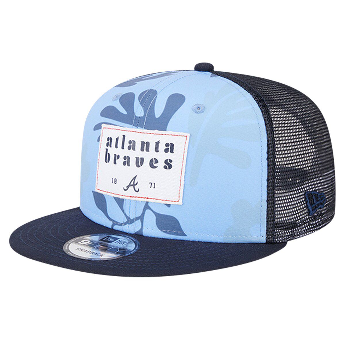 MLB Atlanta Braves Bikini Bottom Trucker 9FIFTY Snapback Hat