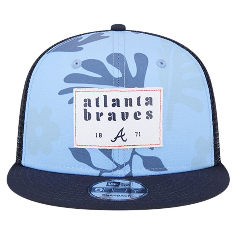 MLB Atlanta Braves Bikini Bottom Trucker 9FIFTY Snapback Hat