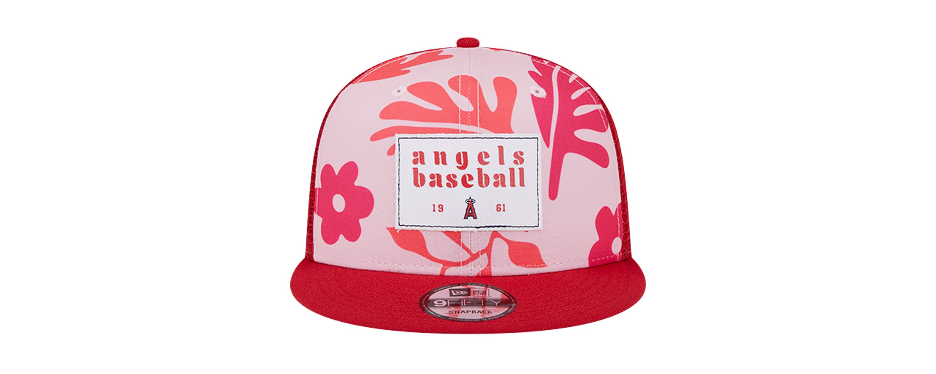 MLB Los Angeles Angels Bikini Bottom Trucker 9FIFTY Snapback Hat