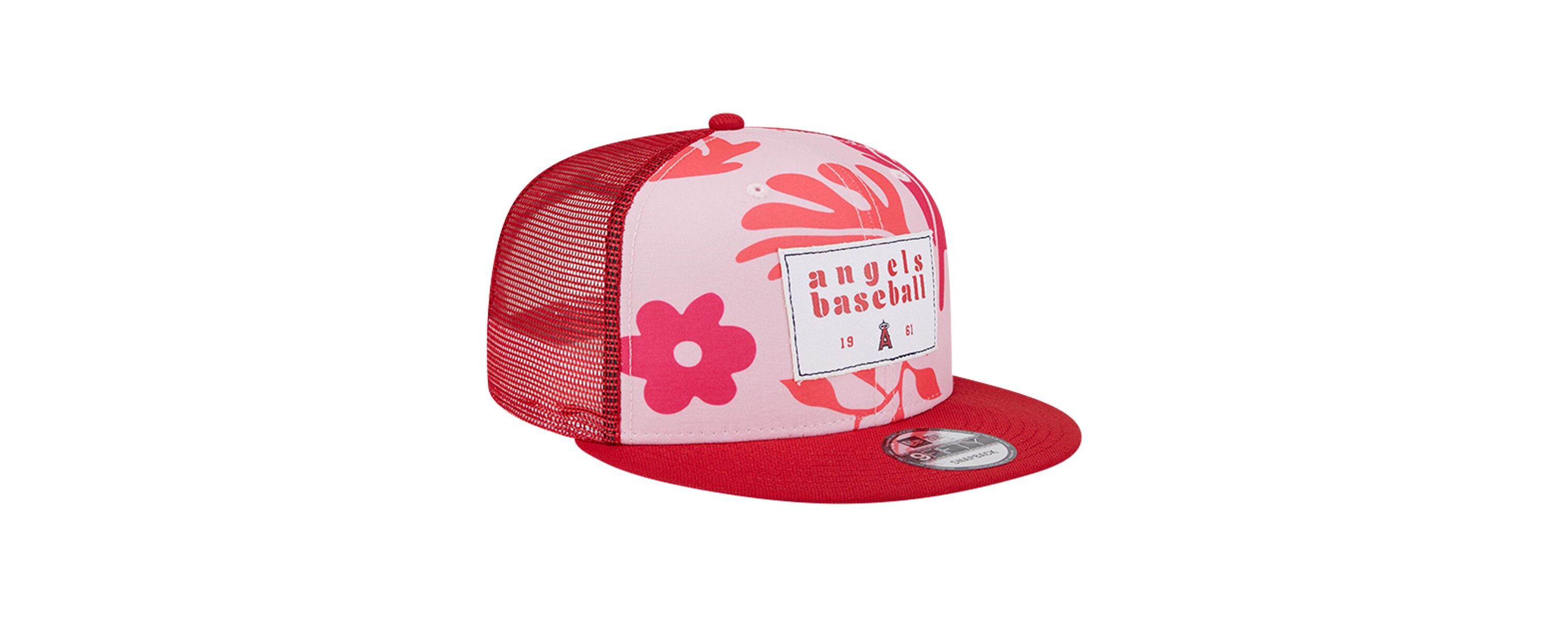 MLB Los Angeles Angels Bikini Bottom Trucker 9FIFTY Snapback Hat