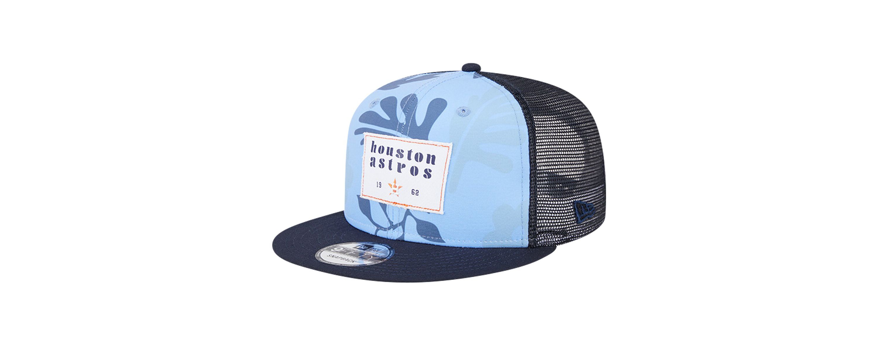 MLB Houston Astros Bikini Bottom Trucker 9FIFTY Snapback Hat