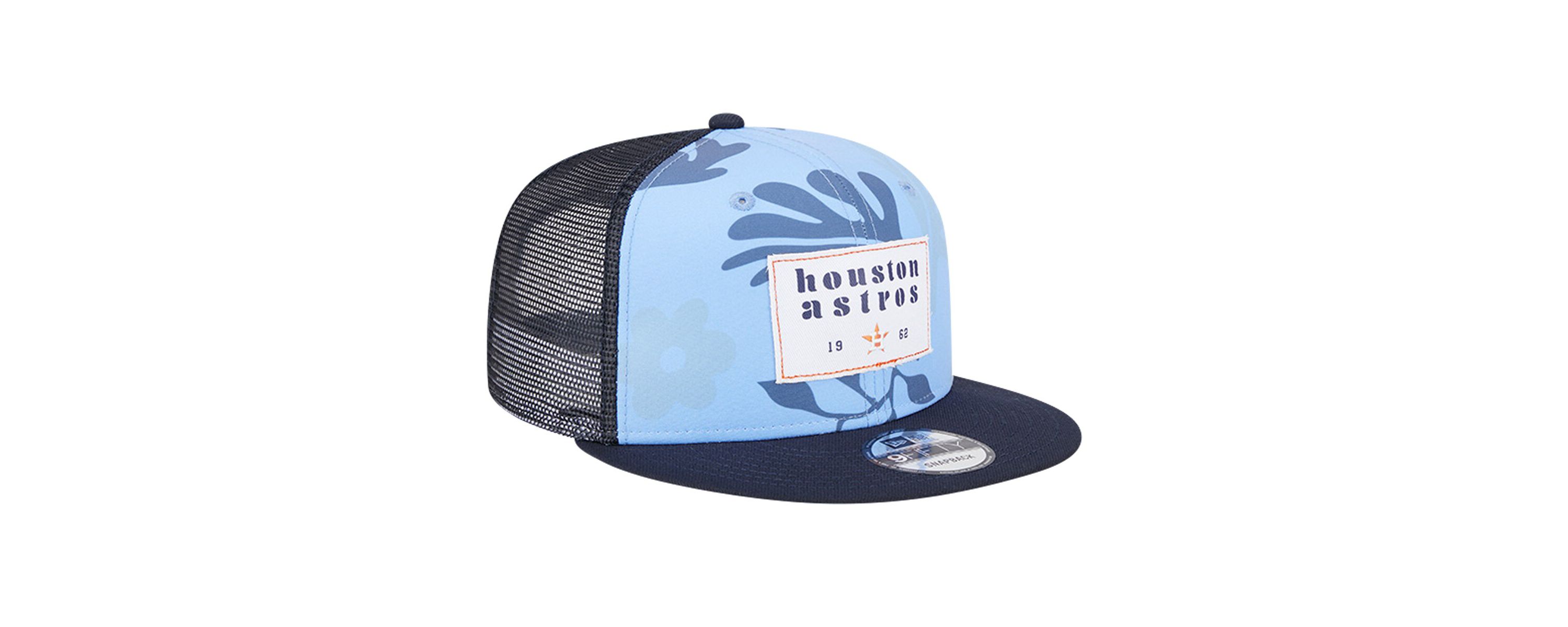 MLB Houston Astros Bikini Bottom Trucker 9FIFTY Snapback Hat
