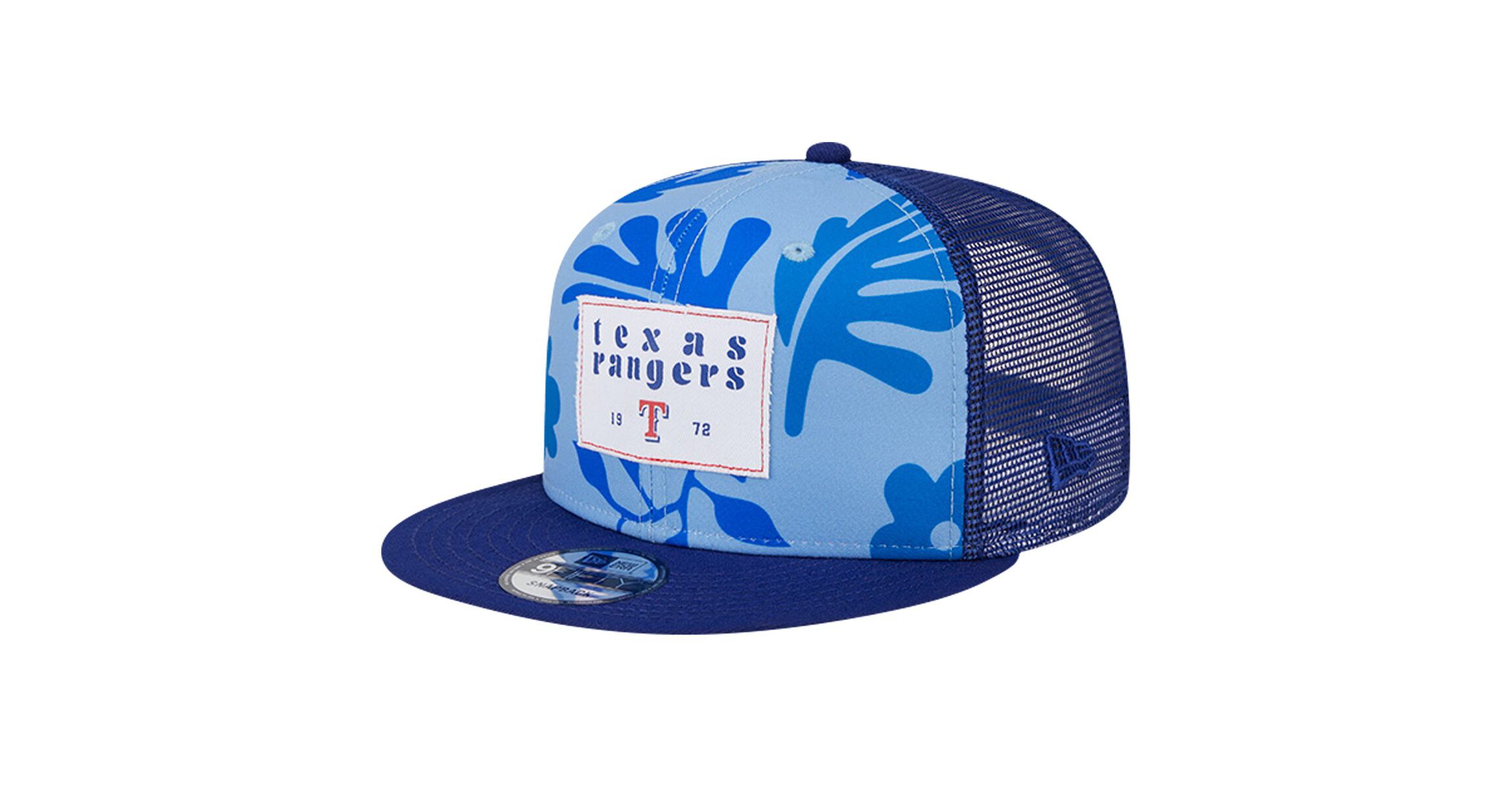 MLB Texas Rangers Bikini Bottom Trucker 9FIFTY Snapback Hat