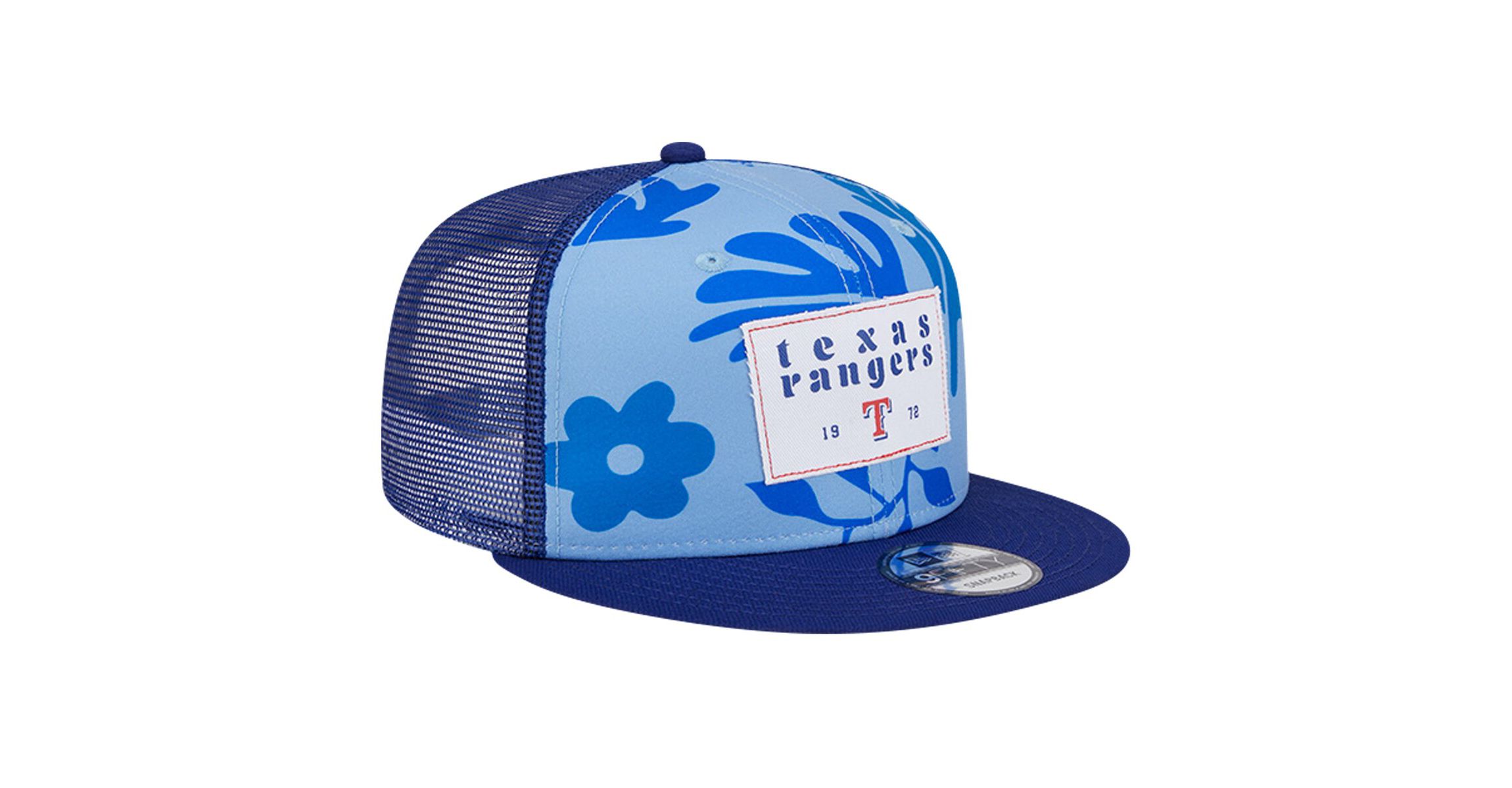 MLB Texas Rangers Bikini Bottom Trucker 9FIFTY Snapback Hat
