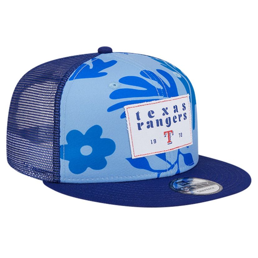MLB Texas Rangers Bikini Bottom Trucker 9FIFTY Snapback Hat