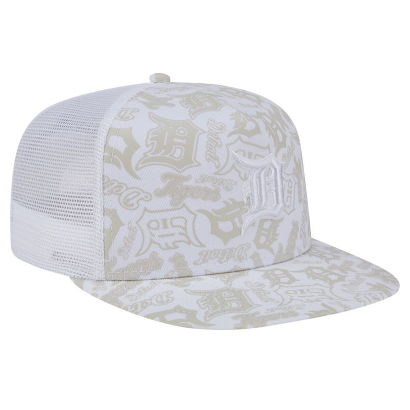 MLB Detroit Tigers Logo Dunes A-Frame Trucker 9FIFTY Snapback Hat