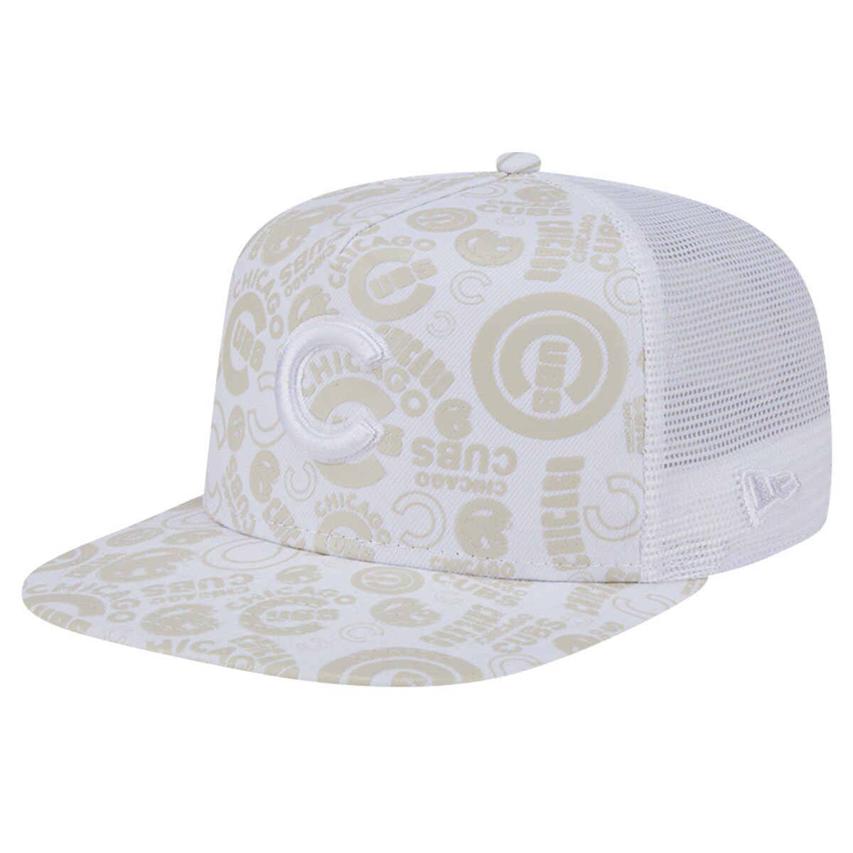 MLB Chicago Cubs Logo Dunes A-Frame Trucker 9FIFTY Snapback Hat