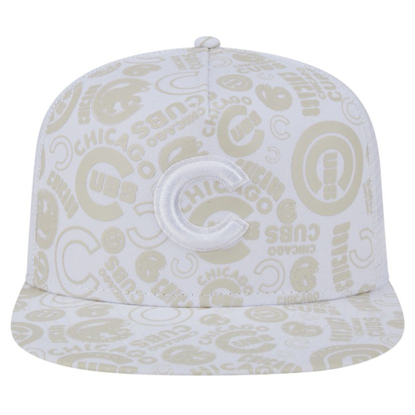 MLB Chicago Cubs Logo Dunes A-Frame Trucker 9FIFTY Snapback Hat