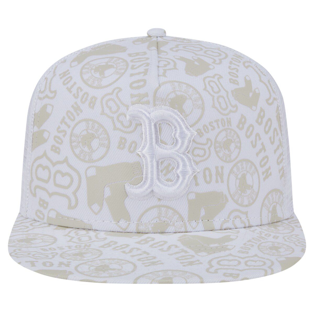 Boston Red Sox MLB Boston Sox Logo Dunes A-Frame Trucker 9FIFTY Snapback Hat