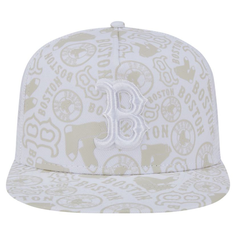 Boston Red Sox MLB Boston Sox Logo Dunes A-Frame Trucker 9FIFTY Snapback Hat