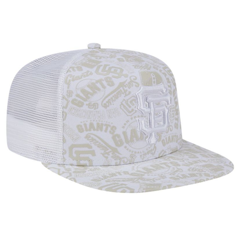 MLB San Francisco Giants Logo Dunes A-Frame Trucker 9FIFTY Snapback Hat