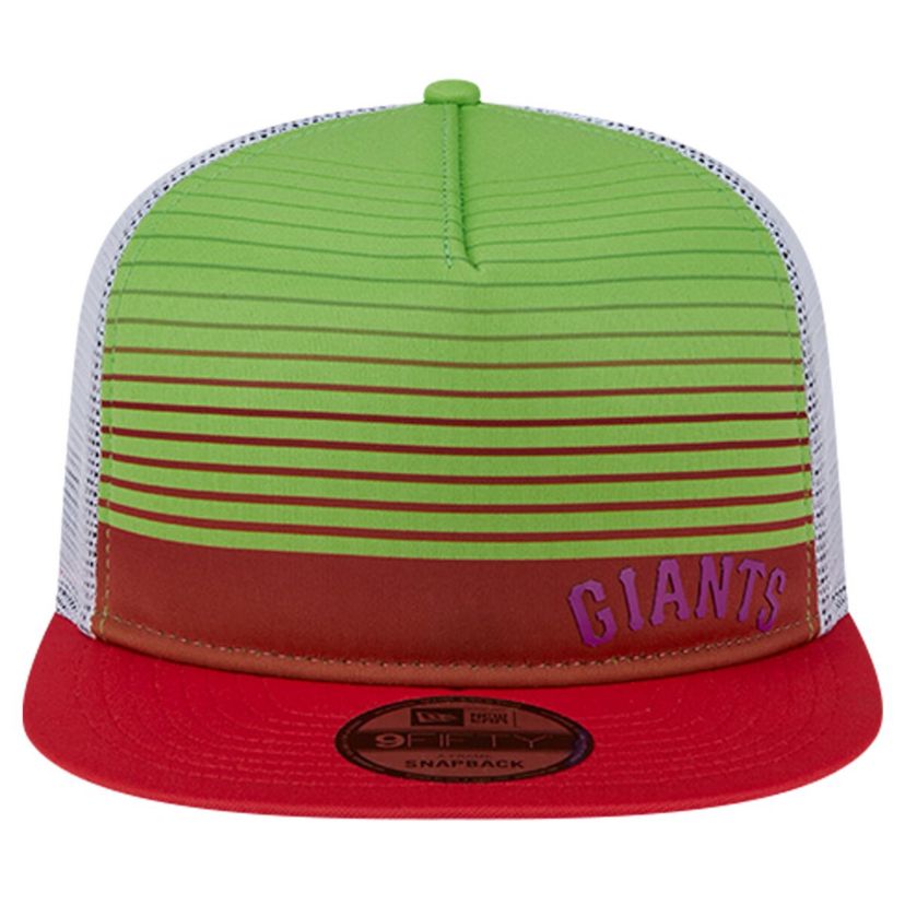MLB San Francisco Giants Neon Horizon A-Frame Trucker 9FIFTY Snapback Hat