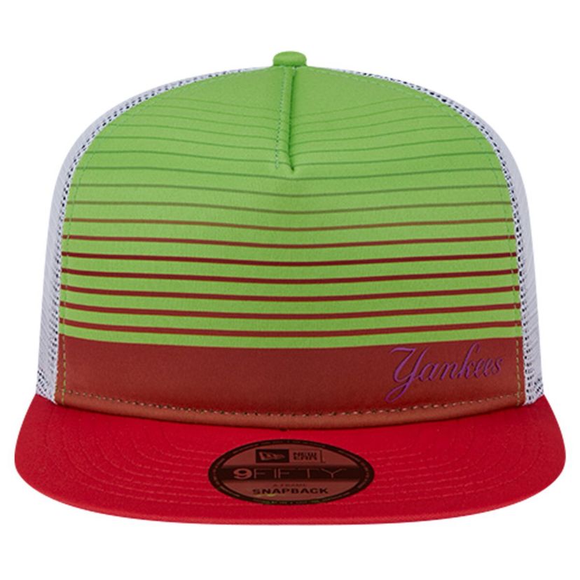 MLB New York Yankees Neon Horizon A-Frame Trucker 9FIFTY Snapback Hat