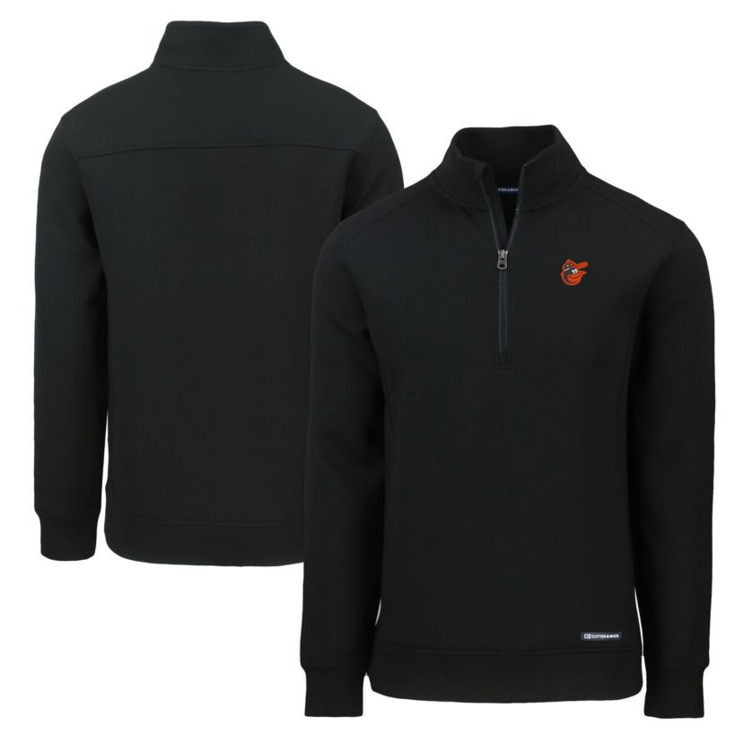 MLB Baltimore Orioles Cooperstown Collection Roam Eco Recycled Quarter-Zip Pullover