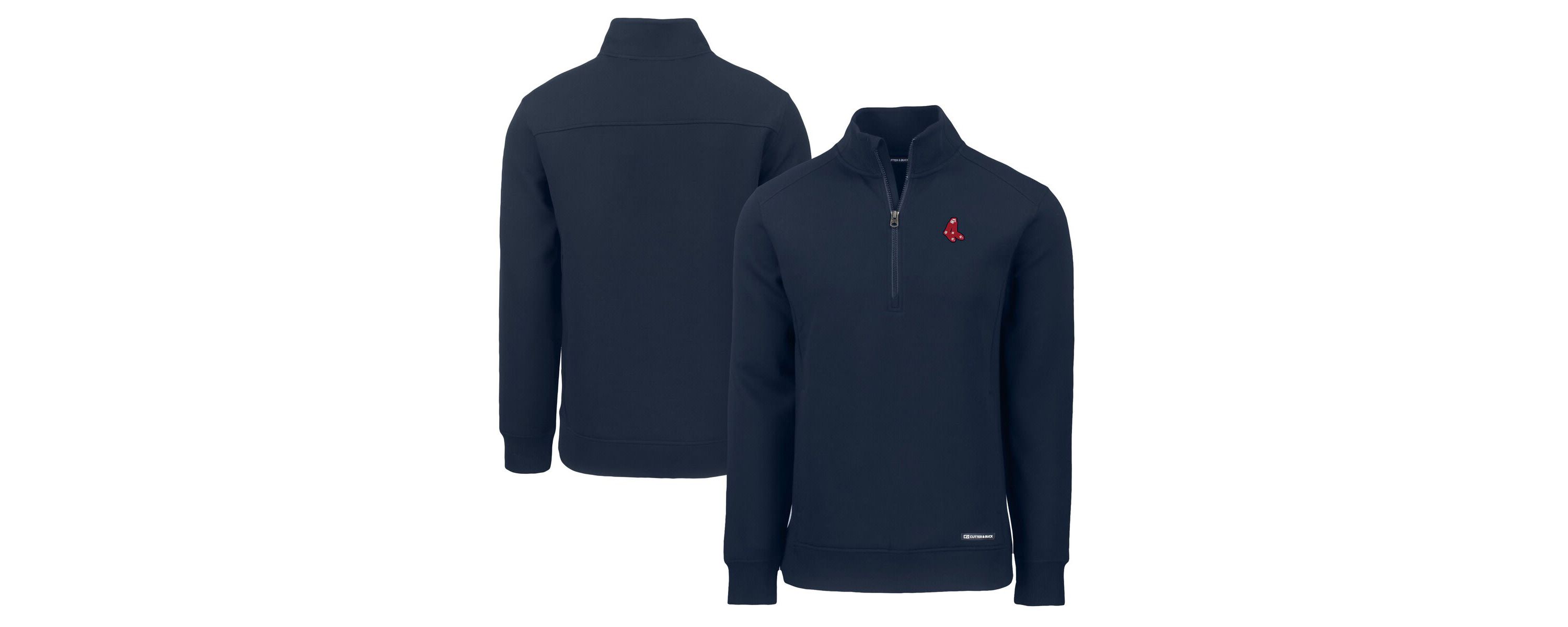 Boston Red Sox MLB Boston Sox Cooperstown Collection Roam Eco Recycled Quarter-Zip Pullover